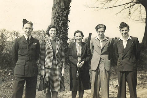 Durrell with friends during or shortly after the war most likely in - photo 6