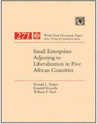 title Small Enterprises Adjusting to Liberalization in Five African - photo 1