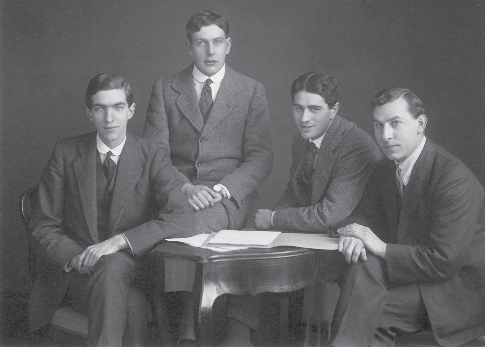 Four choral scholars in 1911 Left to right A J W Willinck A R O - photo 15