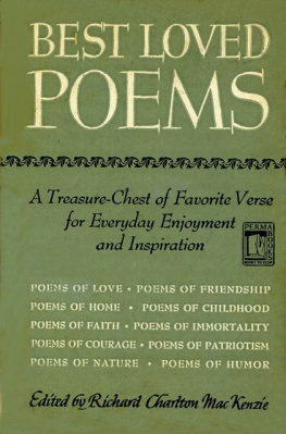 Richard Charlton MacKenzie (editor) - Best Loved Poems
