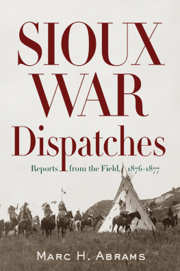 Abrams - Sioux War Dispatches