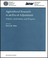 title Agricultural Research in an Era of Adjustment Policies - photo 1