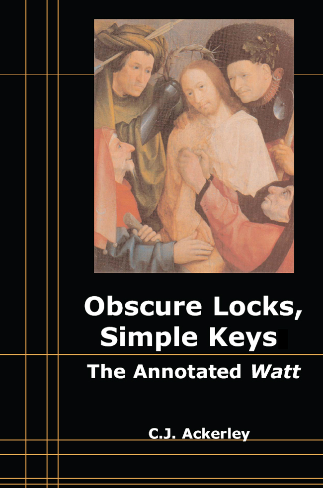 Obscure Locks Simple Keys The Annotated Watt C J Ackerley Edinburgh - photo 1