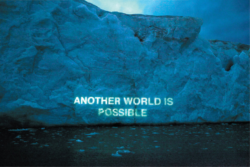 David Buckland Another World Is Possible Ice Texts 2010 digitally printed - photo 6