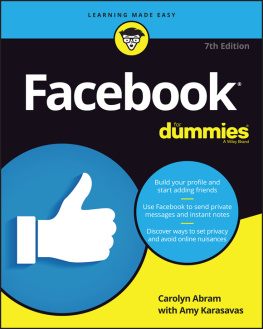 Abram Carolyn - Facebook For Dummies