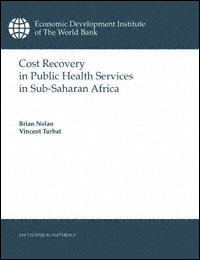 title Cost Recovery in Public Health Services in Sub-Saharan Africa EDI - photo 1