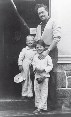 Gilbert and me with Papa We were about three and four and the masks were for - photo 13