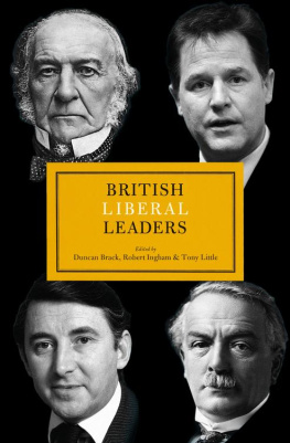 Duncan Brack - British Liberal Leaders