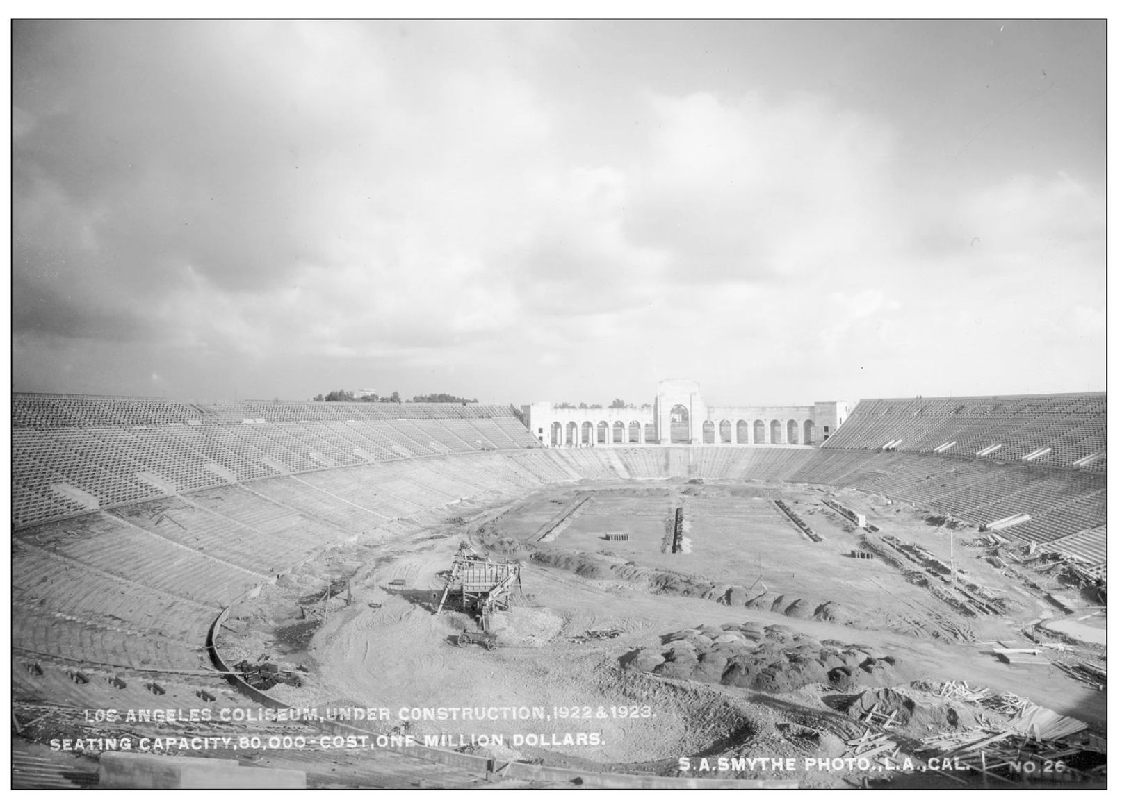 NEARING COMPLETION 1923 Much of the dirt that has been excavated remains at - photo 11