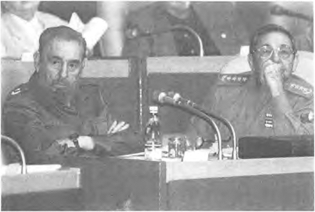 Cuban President Fidel Castro L and his brother Raul Photograph by Niurka - photo 3