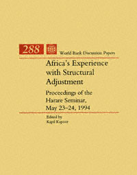 title Africas Experience With Structural Adjustment Proceedings of the - photo 1