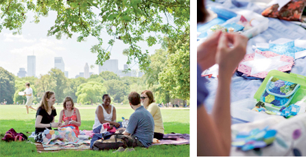 PATCHWORK IN THE PARK This get-together in Central Park was the perfect day - photo 13