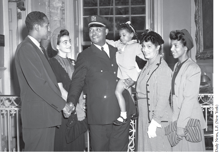 Battle became the first African American member of the New York City Parole - photo 12