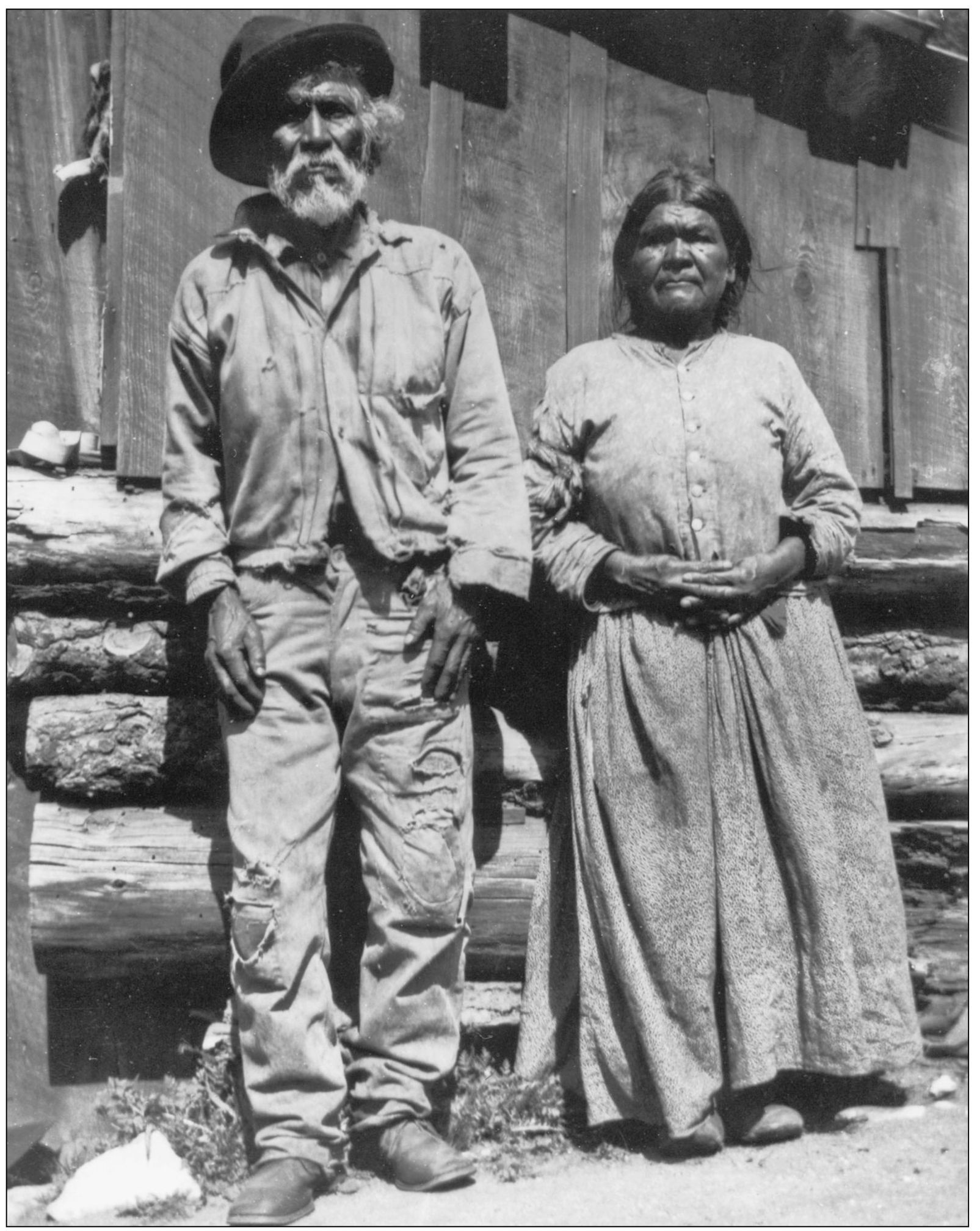 This 1906 photograph shows Joe Wellina who lived to be 110 and Maria Garcia - photo 5