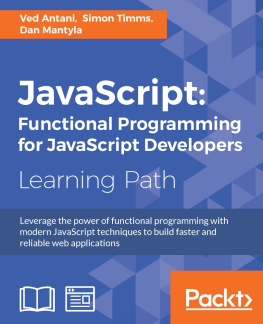 Antani Ved - JavaScript: Functional Programming for JavaScript Developers
