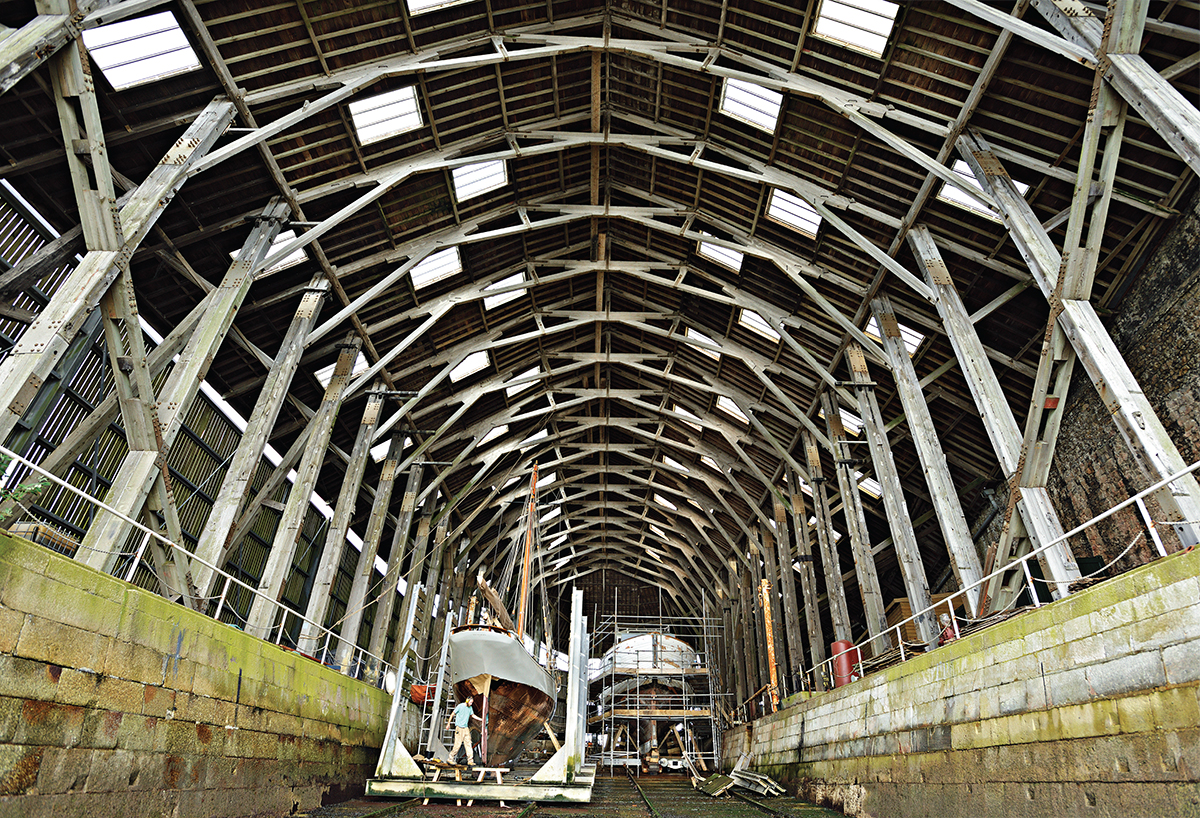 The magnificent covered slipway at Plymouth dockyard built in 1814 In this - photo 6