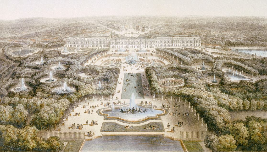 Andr Le Ntres immense garden at Versailles seen here in a 19th-century - photo 6