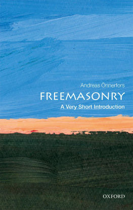 Andreas Önnerfors - Freemasonry: A Very Short Introduction
