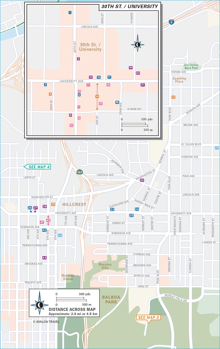 MAP 4 Old Town and Mission Hills map halves follow - photo 13