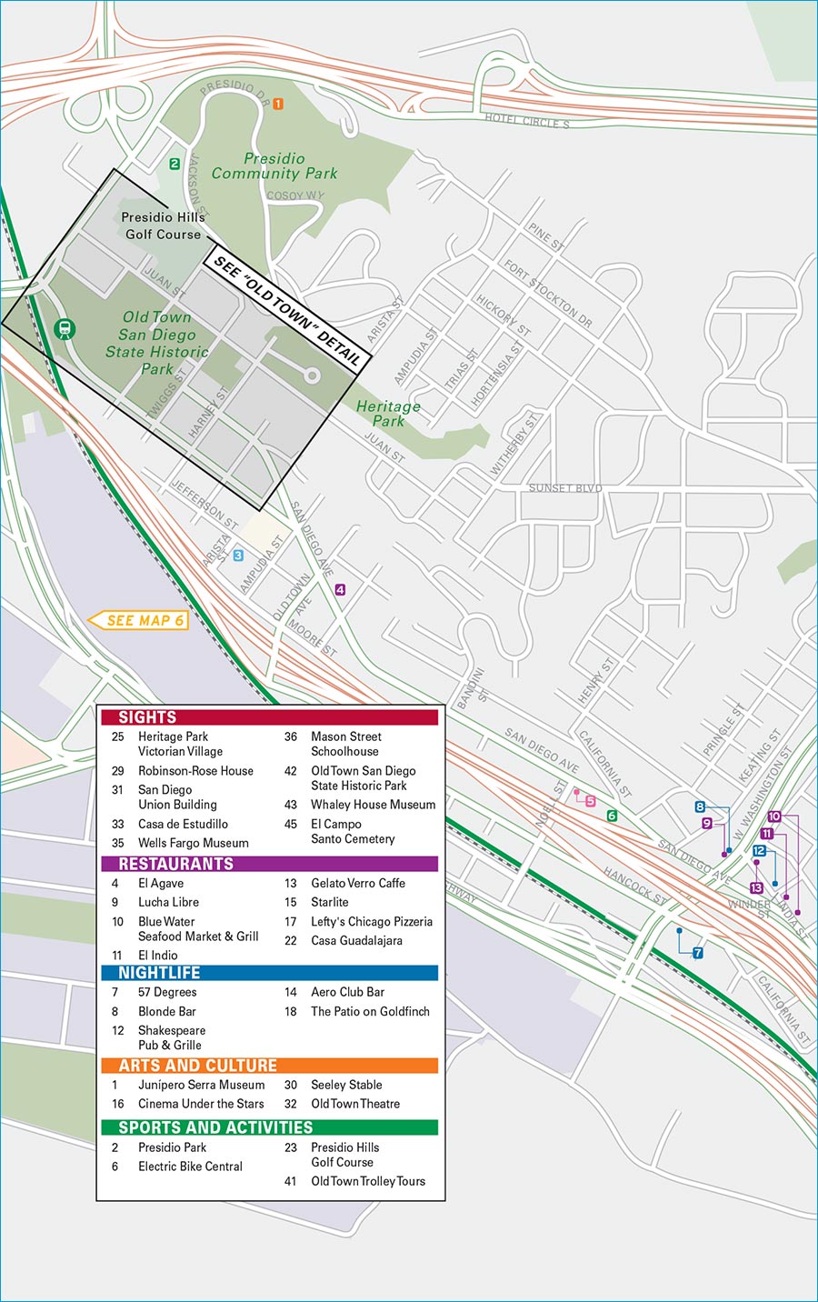 MAP 5 Mission Bay and Beaches map halves follow - photo 16