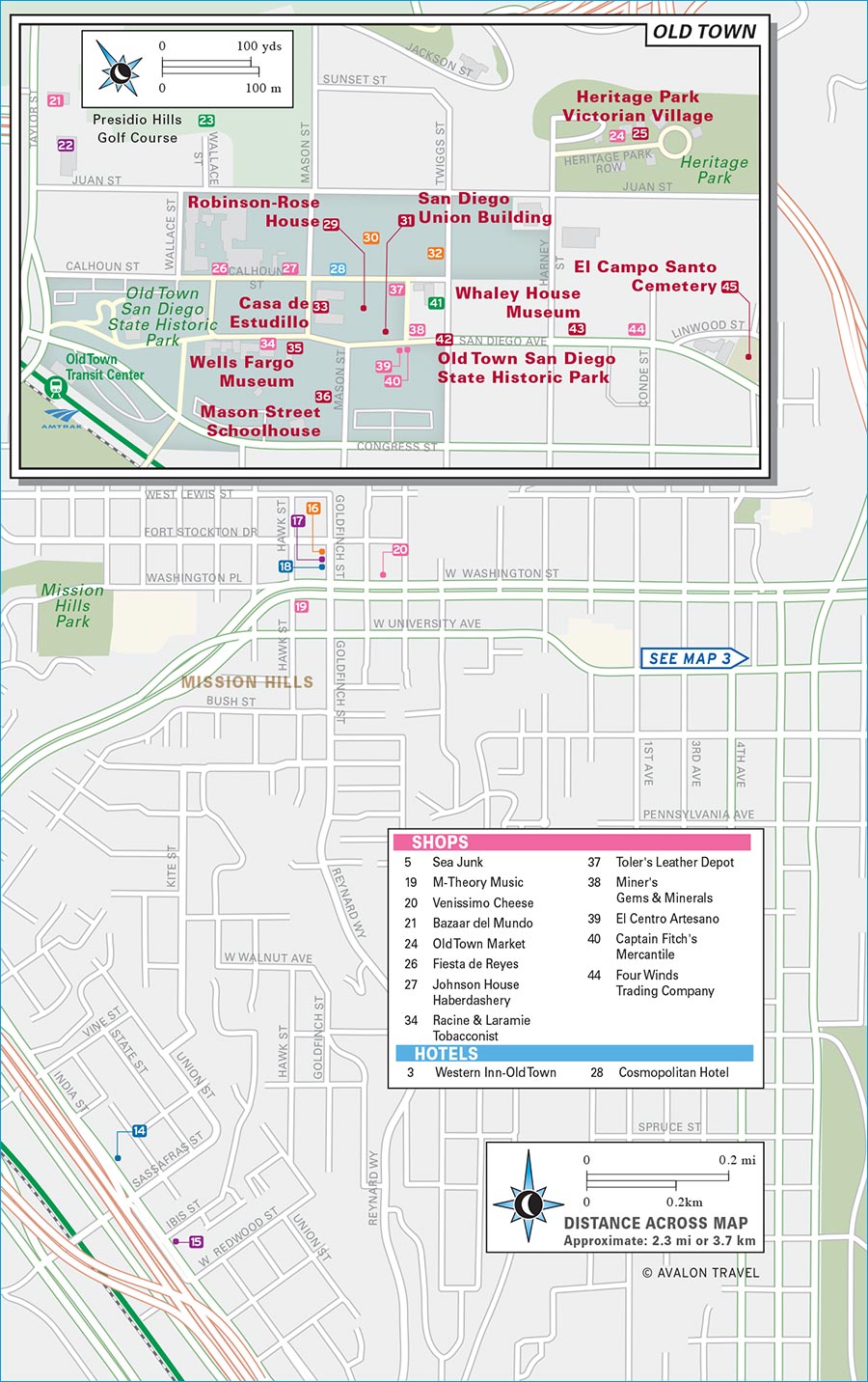 MAP 5 Mission Bay and Beaches map halves follow - photo 17