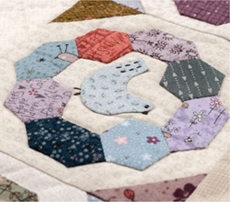 Hexi Heirloom Quilt You will need Ten assorted cream-on-cream prints I - photo 7