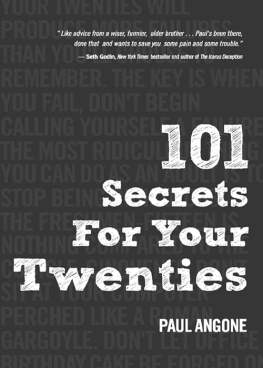 Angone 101 Secrets For Your Twenties