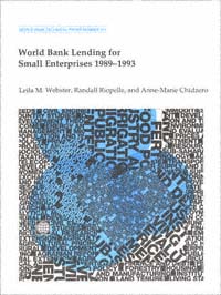 title World Bank Lending for Small Enterprises 1989-1993 World Bank - photo 1