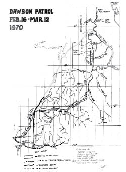 Centennial Project of Fort McPherson 1970 route map City of Dawson - photo 4