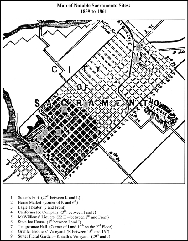 Map of notable Sacramento sites Sacramento Public Library CONTENTS - photo 3