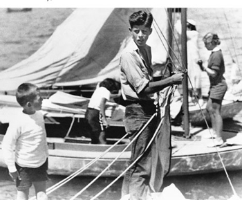 From boyhood John F Kennedy had a passion for the seaseen here aboard the - photo 4