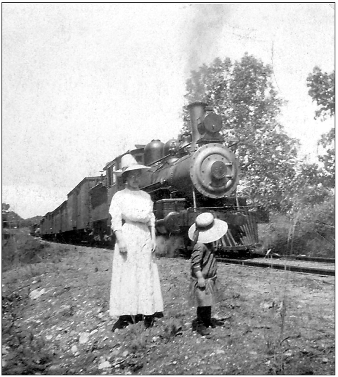 WATCHING THE TRAIN WEST OF TOWN This photograph was taken on June 5 1911 - photo 11