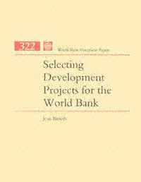 title Selecting Development Projects for the World Bank World Bank - photo 1