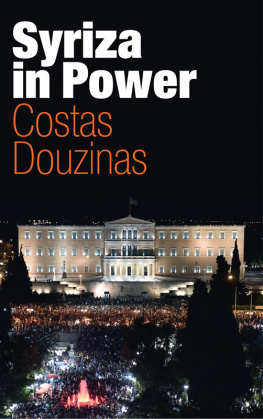 Syriza Syriza in power: reflections of an accidental politician