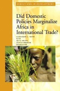 title Did Domestic Policies Marginalize Africa in International Trade - photo 1