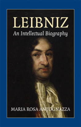 Antognazza Maria Rosa - Leibniz: an intellectual biography
