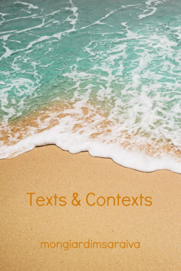Antonio Carlos Mongiardim Gomes Saraiva Texts & Contexts