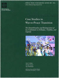 title Case Studies in War-to-peace Transition The Demobilization and - photo 1