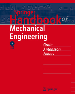 Antonsson Erik K. - Springer Handbook of Mechanical Engineering