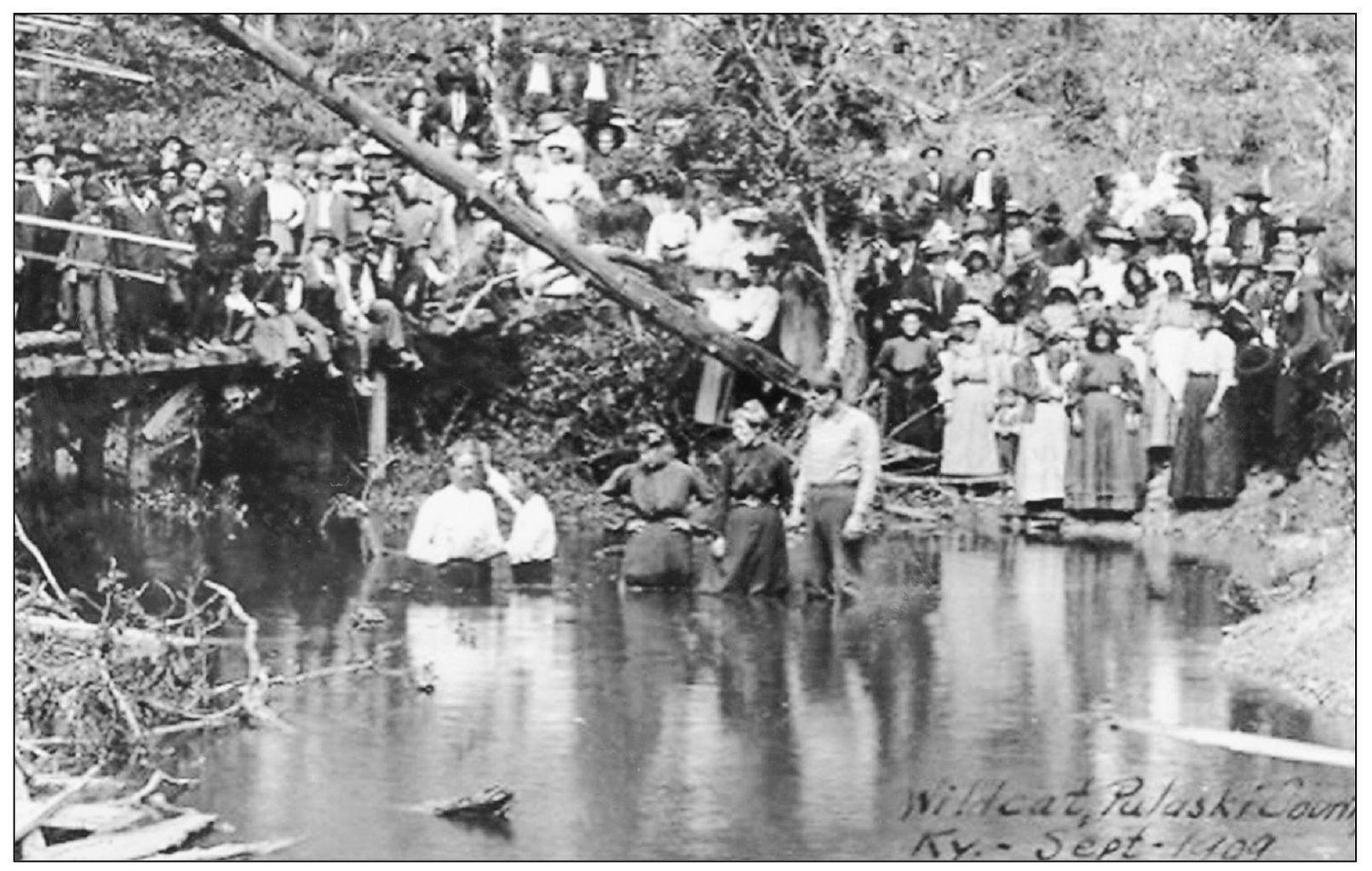 Full submersion baptisms in ponds creeks and the Cumberland River were - photo 9