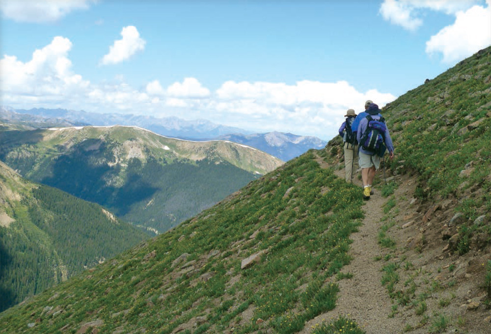 Hikers on their way to Jones Pass via the Continental Divide Trail are treated - photo 10