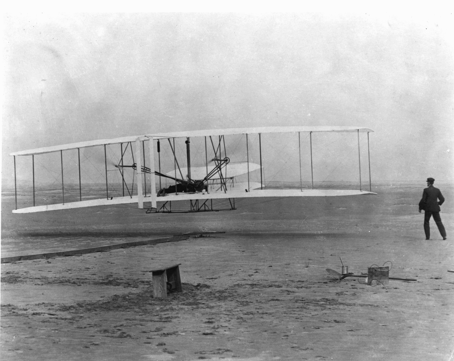 Fig 11 Orville Wright makes the first powered controlled heavier-than-air - photo 1