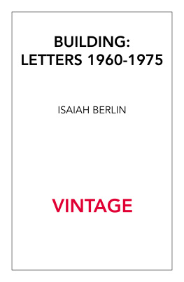 Berlin - Building: letters 1960-1975