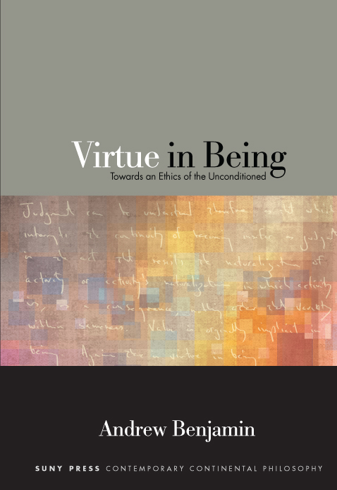 VIRTUE IN BEING SUNY series in Contemporary Continental Philosophy Dennis J - photo 1