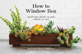 Benoit Ryan - How to window box: small-space plants to grow indoors or out