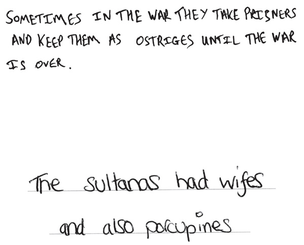 F for effort more of the very best totally wrong test answers - photo 17