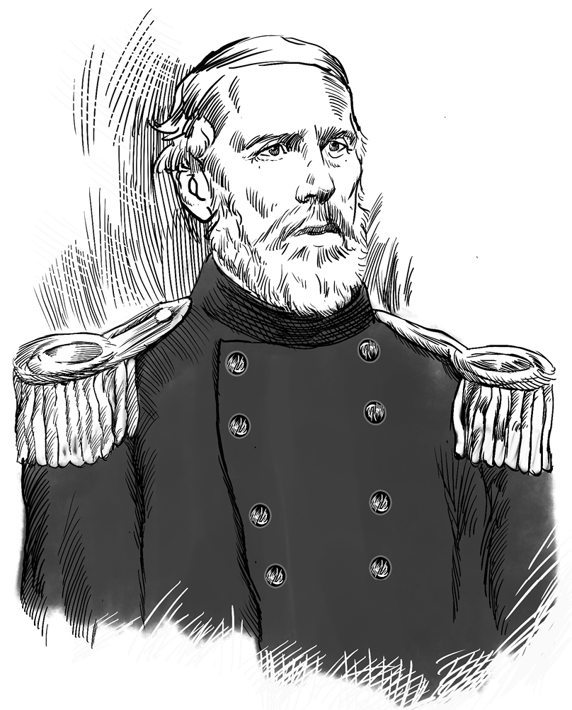Brigadier General Edwin Sumner In 1861 Fort Alcatraz was put on high alert - photo 12