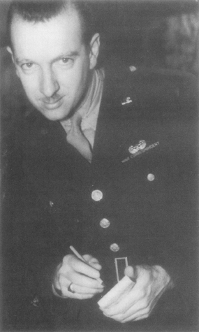 Walter Cronkite in his war correspondent uniform in England in World War II - photo 4