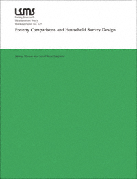 title Poverty Comparisons and Household Survey Design LSMS Working Paper - photo 1