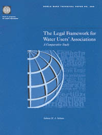 title The Legal Framework for Water Users Associations A Comparative - photo 1